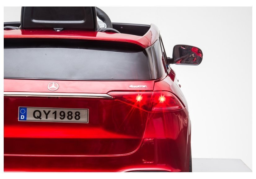 Masinuta electrica pentru copii Mercedes GLE450 Lux Fast edition 12V 90W (1988) Visiniu metalizat - imagine 7