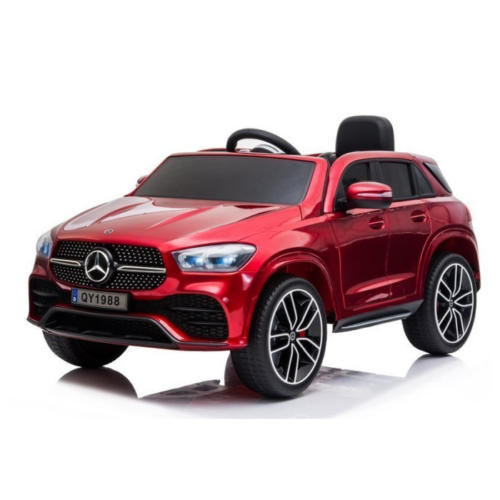 Masinuta electrica pentru copii Mercedes GLE450 Lux Fast edition 12V 90W (1988) Visiniu metalizat