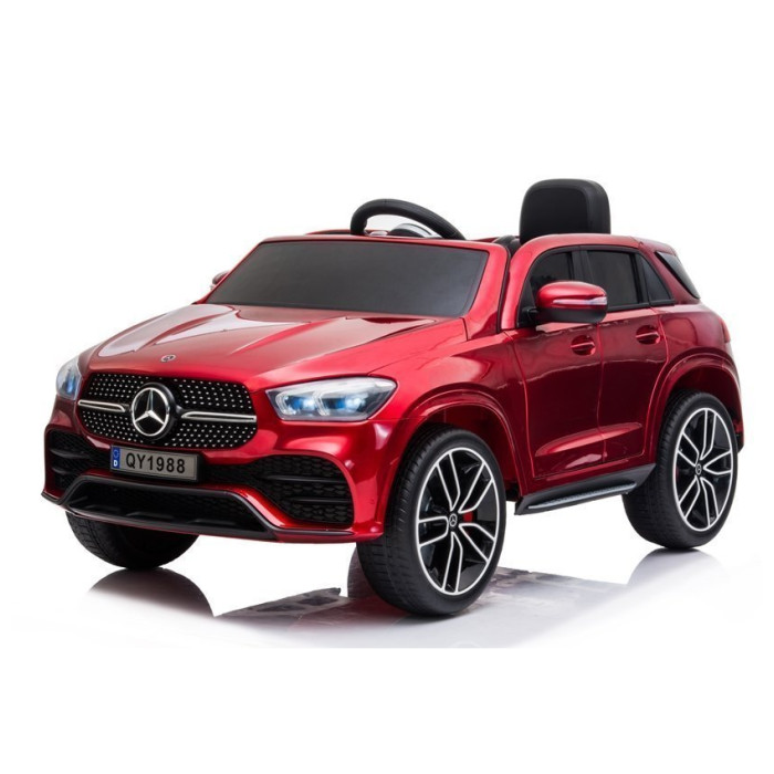 Masinuta electrica pentru copii Mercedes GLE450 Lux Fast edition 12V 90W (1988) Visiniu metalizat