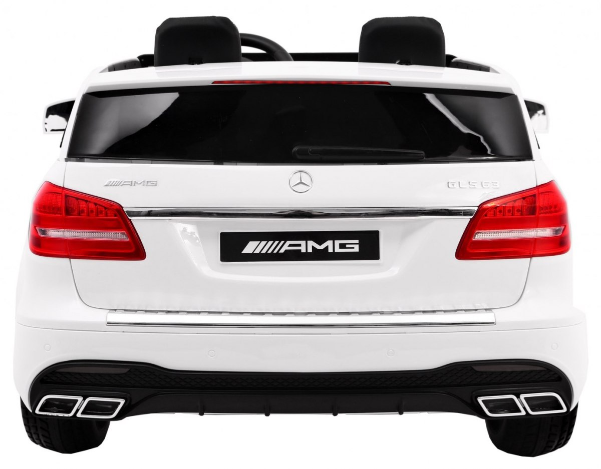 Masinuta electrica penru copii MERCEDES GLS63 AMG 4WD (HL228) Alb metalizat - imagine 2