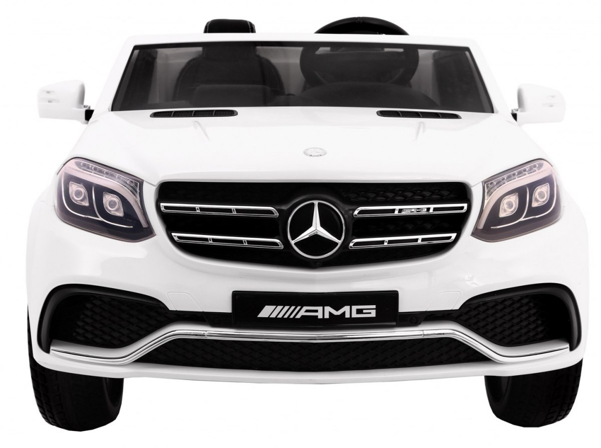 Masinuta electrica penru copii MERCEDES GLS63 AMG 4WD (HL228) Alb metalizat - imagine 7