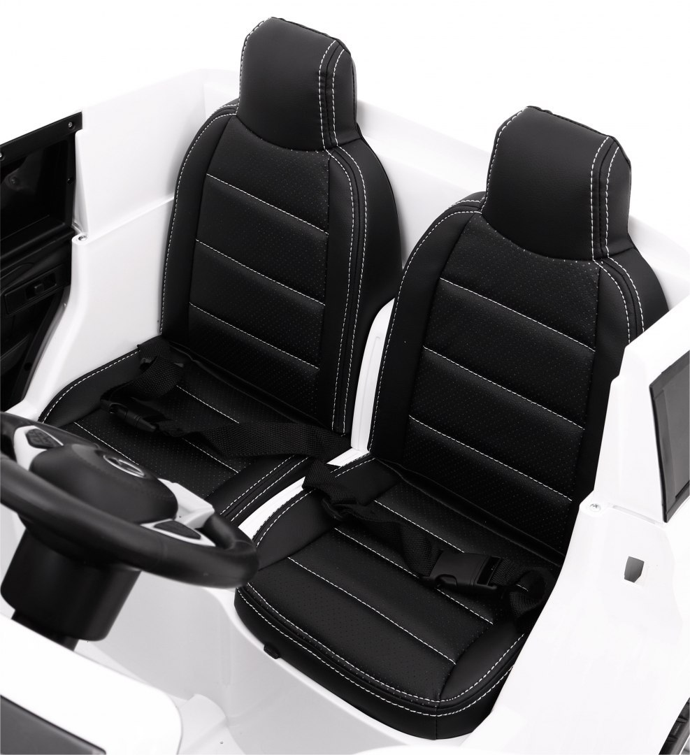 Masinuta electrica penru copii MERCEDES GLS63 AMG 4WD (HL228) Alb metalizat - imagine 4