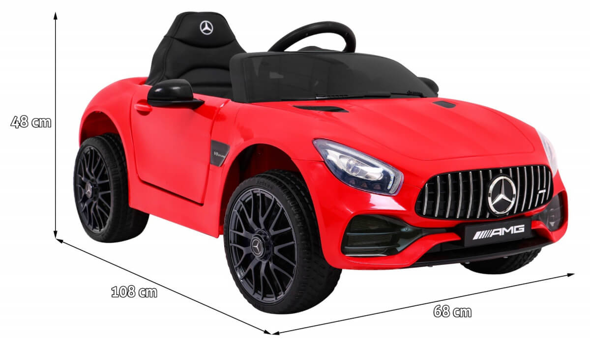 Masinuta electrica pentru copii Mercedes Benz GT (2588) Rosu - imagine 2