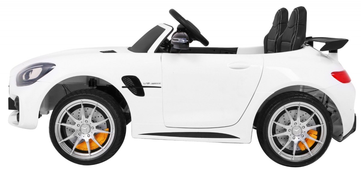Masinuta electrica pentru copii MERCEDES-AMG GT R Coupe 4x4 (HL289) Alb metalizat - imagine 3
