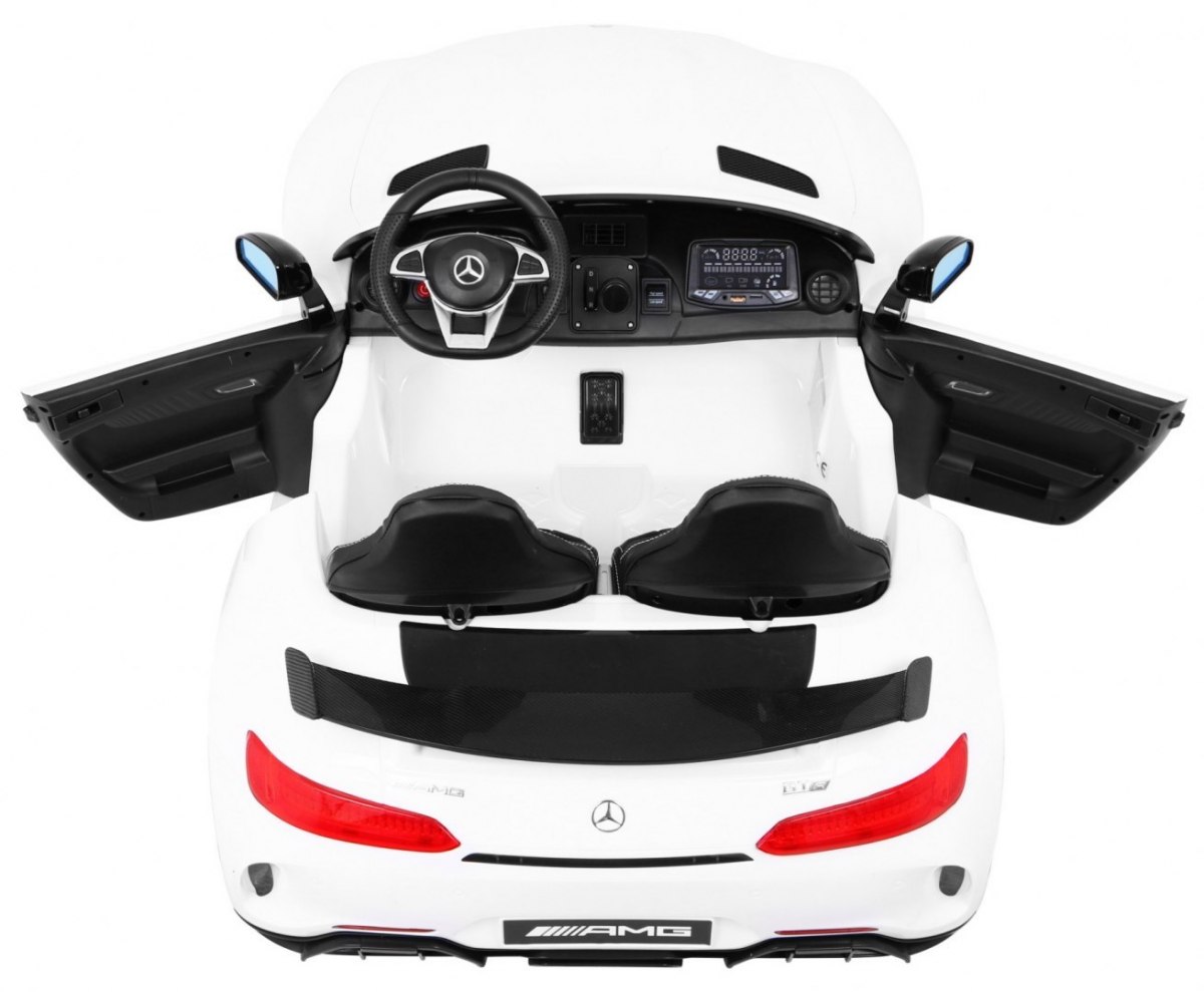 Masinuta electrica pentru copii MERCEDES-AMG GT R Coupe 4x4 (HL289) Alb metalizat - imagine 6