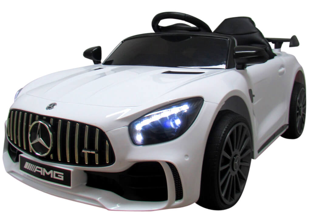 Masinuta electrica pentru copii Mercedes GTR-s 12V 50W (011) Alb - imagine 5