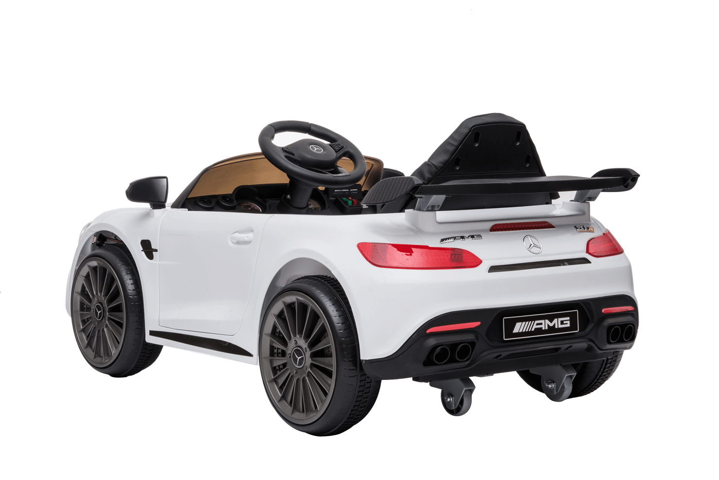 Masinuta electrica pentru copii Mercedes GTR-s 12V 50W (011) Alb - imagine 9