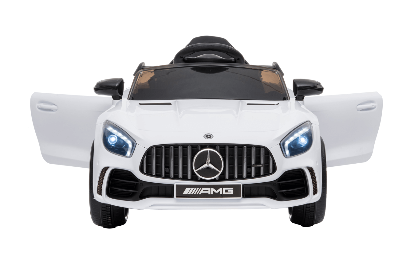 Masinuta electrica pentru copii Mercedes GTR-s 12V 50W (011) Alb - imagine 6