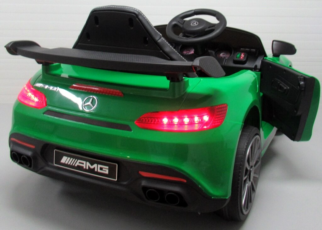 Masinuta electrica pentru copii Mercedes GTR-s 12V 50W (011) Verde - imagine 5