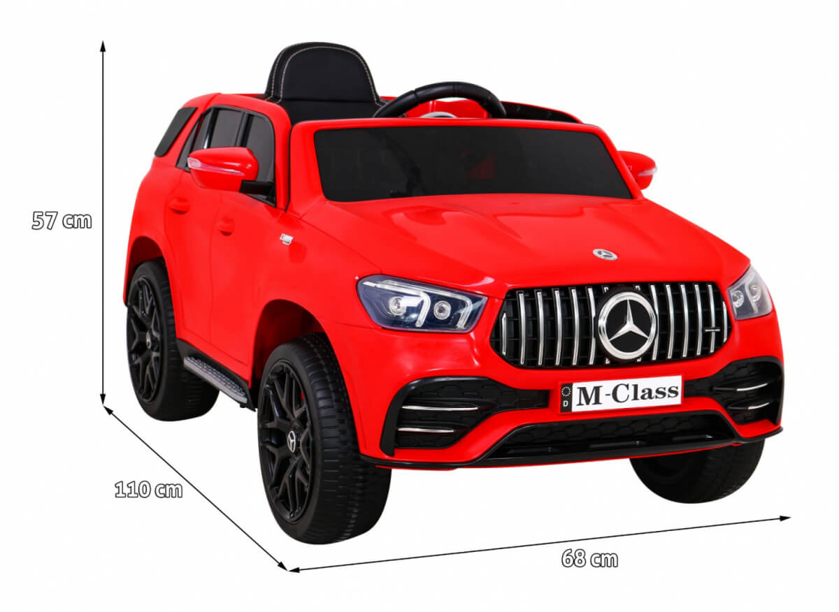 Masinuta electrica pentru copii Mercedes M-Class 4x4 ( 166) Rosu - imagine 2