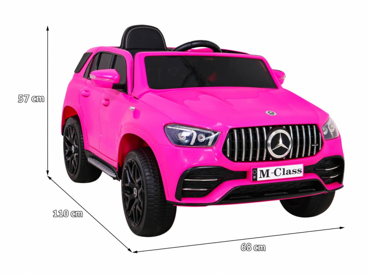Masinuta electrica pentru copii Mercedes M-Class 4x4 ( 166) Roz - imagine 2