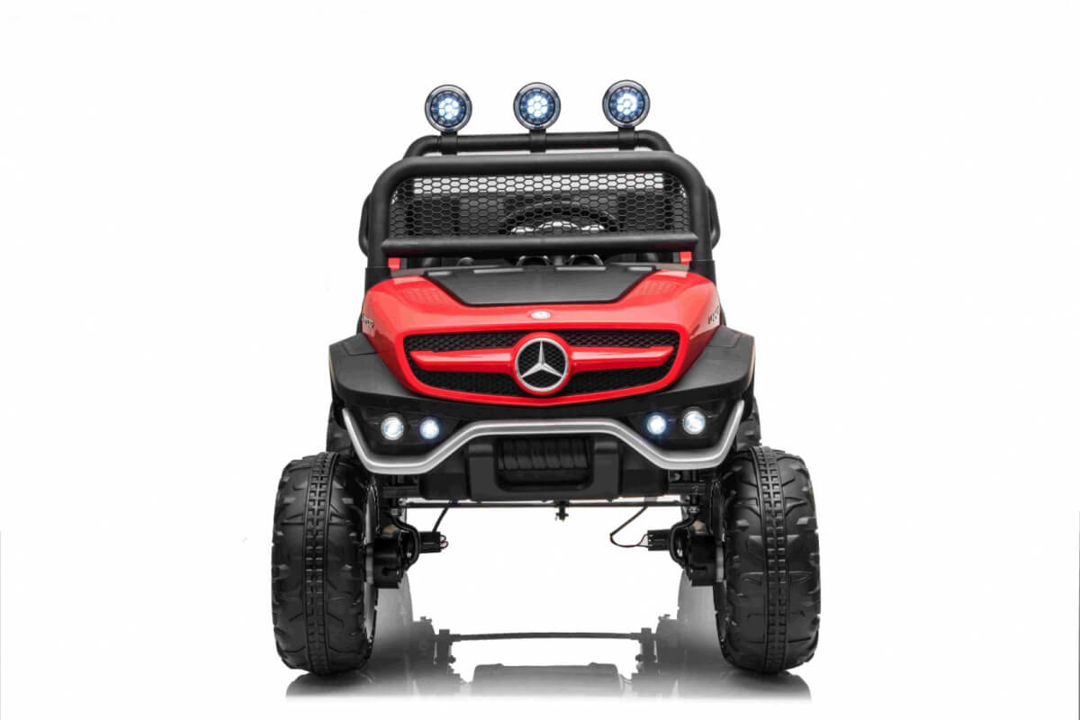 Masinuta electrica pentru copii Mercedes Benz NEW UNIMOG 4x4 (199) Rosu - imagine 2
