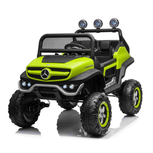 Masinuta electrica pentru copii Mercedes Benz NEW UNIMOG 4×4 (199) Verde