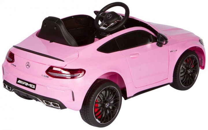 Masinuta electrica pentru copii MERCEDES AMG C63s Coupe (1588) Roz - imagine 4