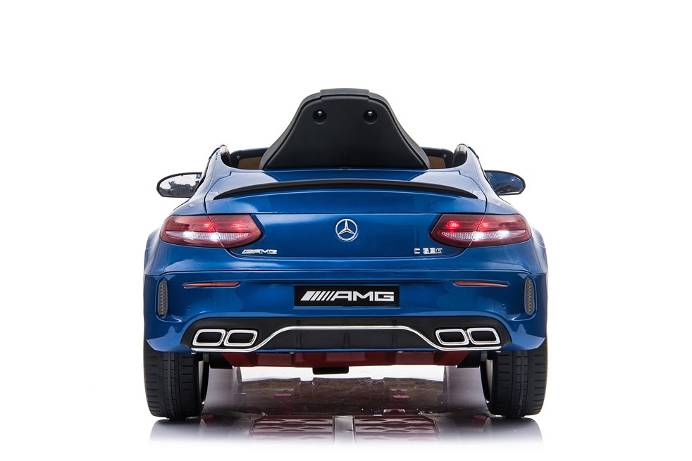 Masinuta electrica pentru copii MERCEDES AMG C63s Coupe (1588) Albastru metalizat - imagine 2