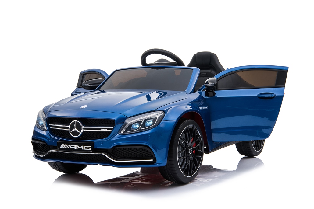 Masinuta electrica pentru copii MERCEDES AMG C63s Coupe (1588) Albastru metalizat - imagine 3