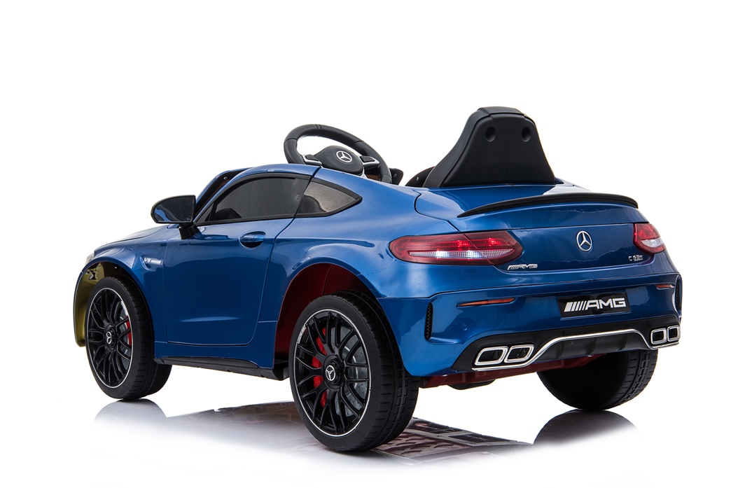 Masinuta electrica pentru copii MERCEDES AMG C63s Coupe (1588) Albastru metalizat - imagine 5
