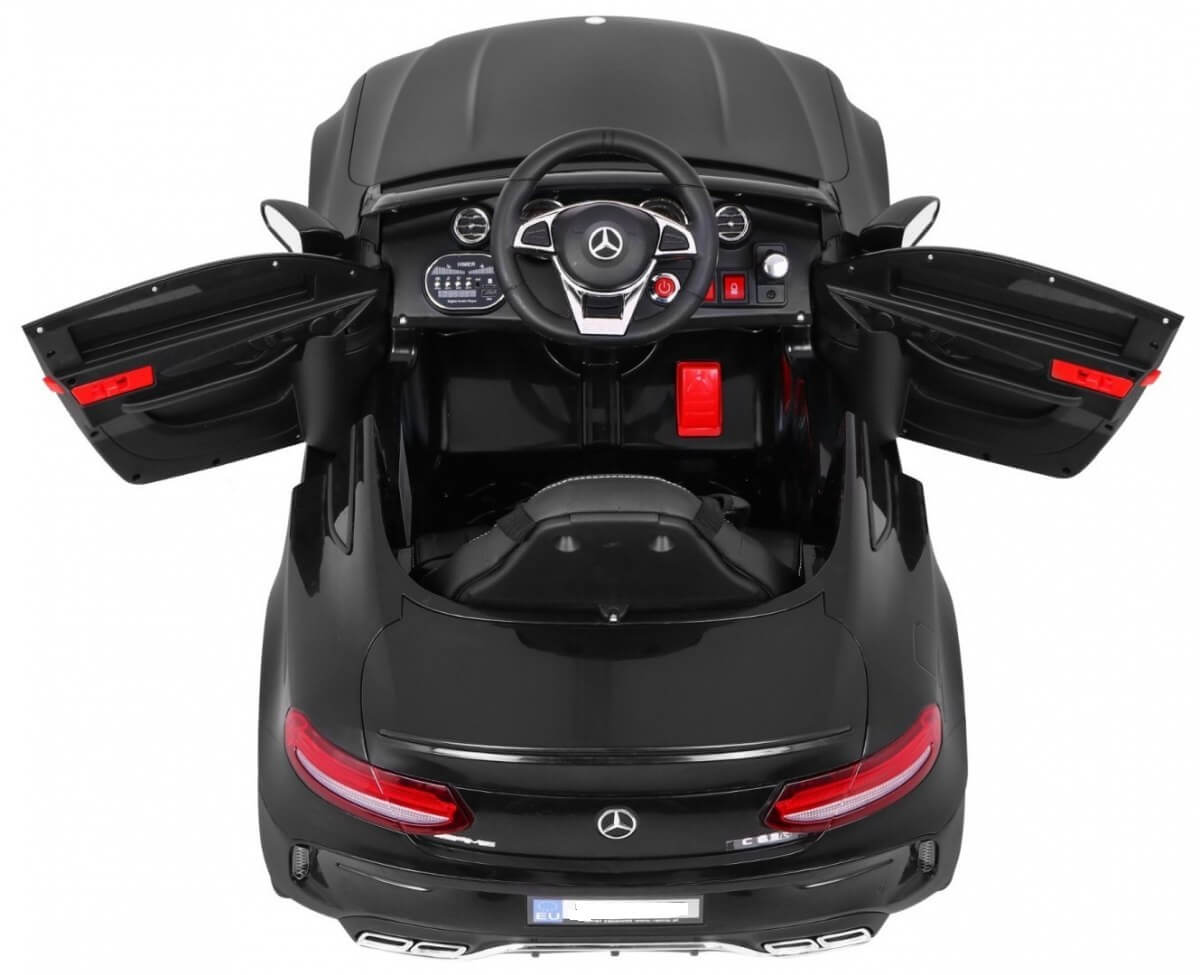 Masinuta electrica pentru copii MERCEDES AMG C63s Coupe (1588) Negru metalizat - imagine 3