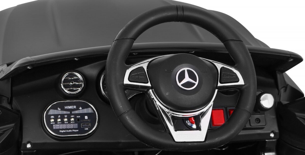 Masinuta electrica pentru copii MERCEDES AMG C63s Coupe (1588) Negru metalizat - imagine 4