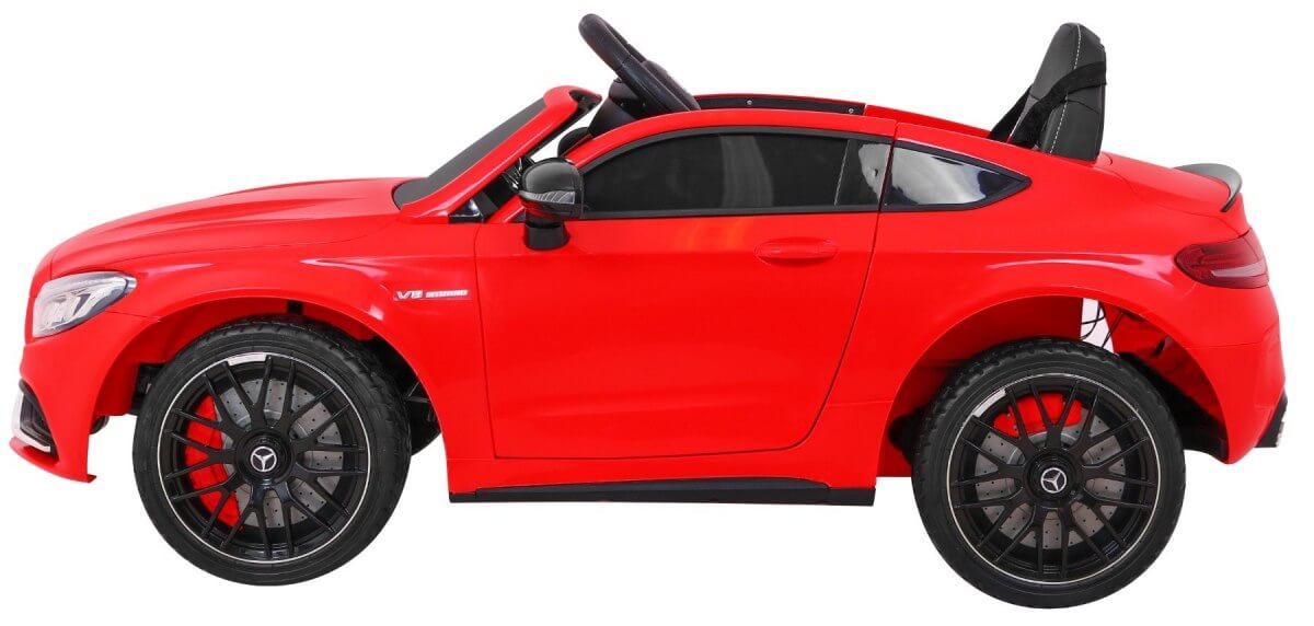 Masinuta electrica pentru copii MERCEDES AMG C63s Coupe (1588) Rosu - imagine 4