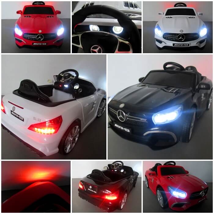 Masinuta electrica pentru copii Mercedes AMG SL63 (A006) Negru - imagine 6