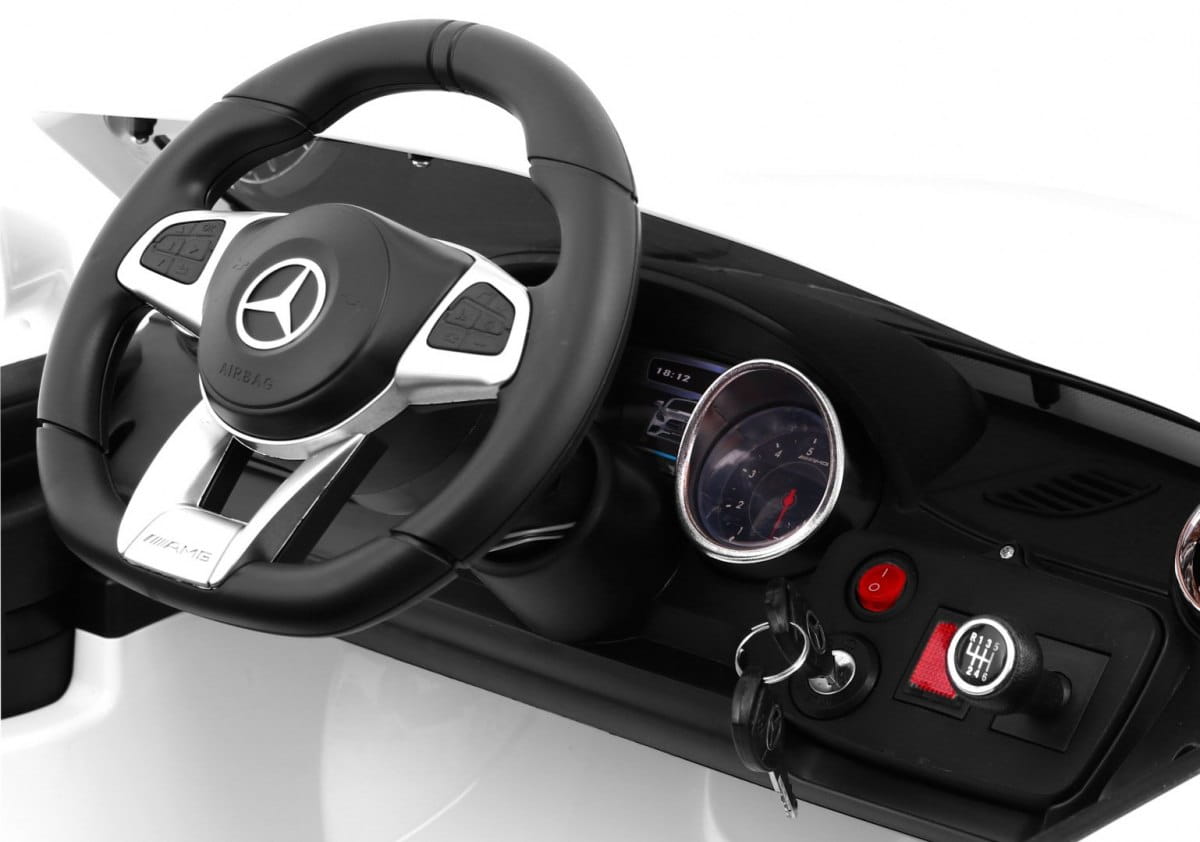 Masinuta electrica pentru copii Mercedes SL65 (XMX602) Alb - imagine 5