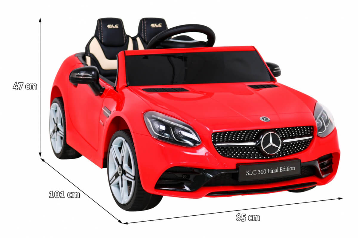 Masinuta electrica pentru copii Mercedes SLC 300 ( 704) Rosu - imagine 2