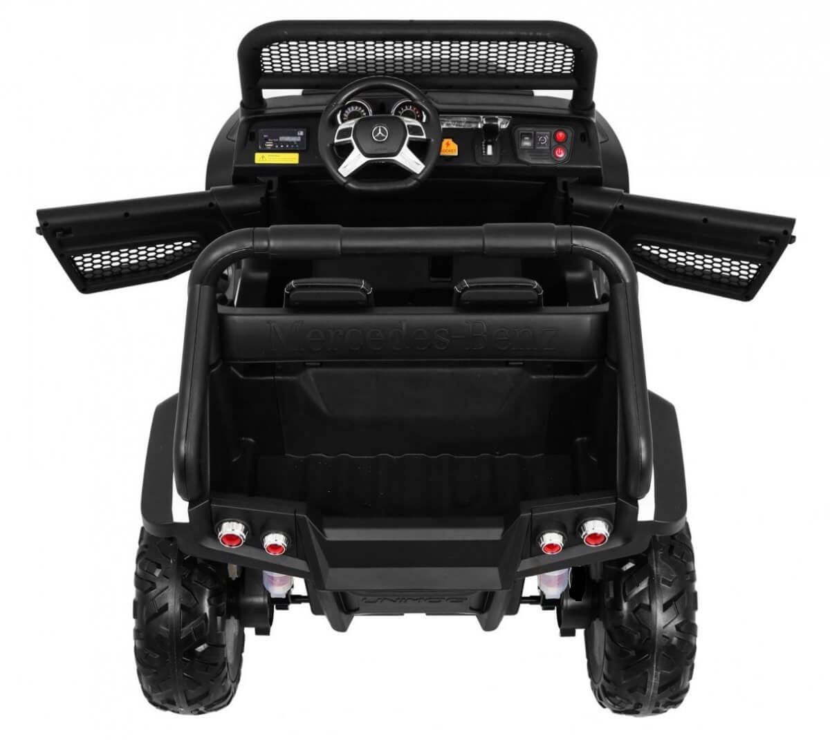 Masinuta electrica pentru copii Mercedes Benz UNIMOG XXL 4x4, Military - imagine 8