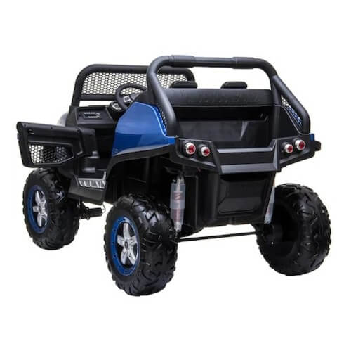 Masinuta electrica pentru copii Mercedes Benz UNIMOG XXL 4x4, Albastru metalizat - imagine 3