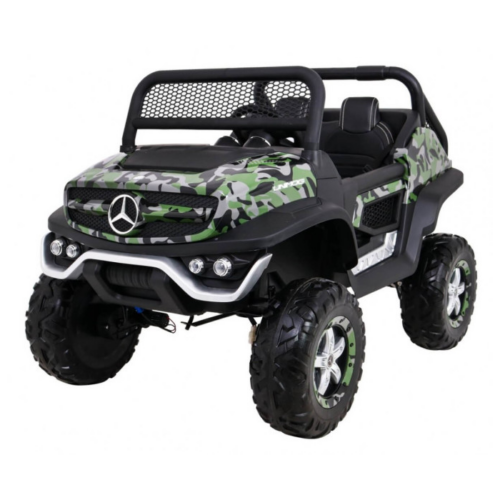 Masinuta electrica pentru copii Mercedes Benz UNIMOG XXL 4×4, Military
