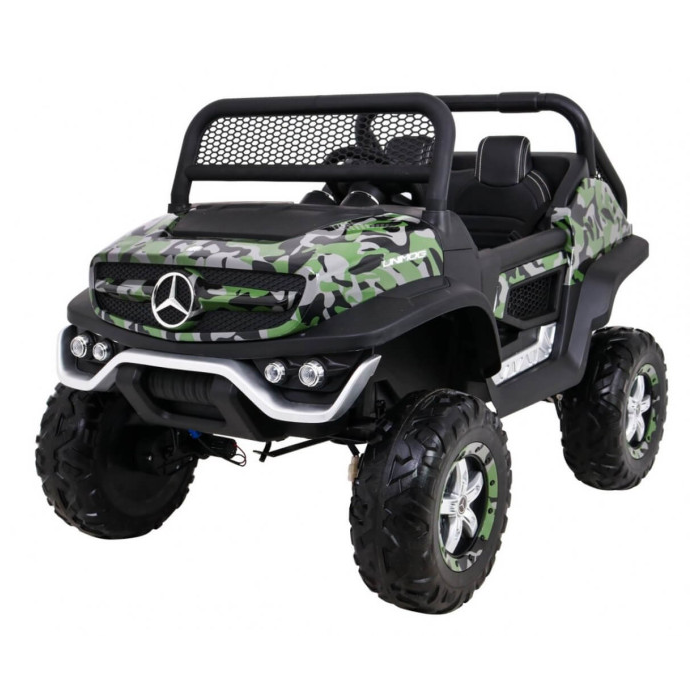 Masinuta electrica pentru copii Mercedes Benz UNIMOG XXL 4x4, Military