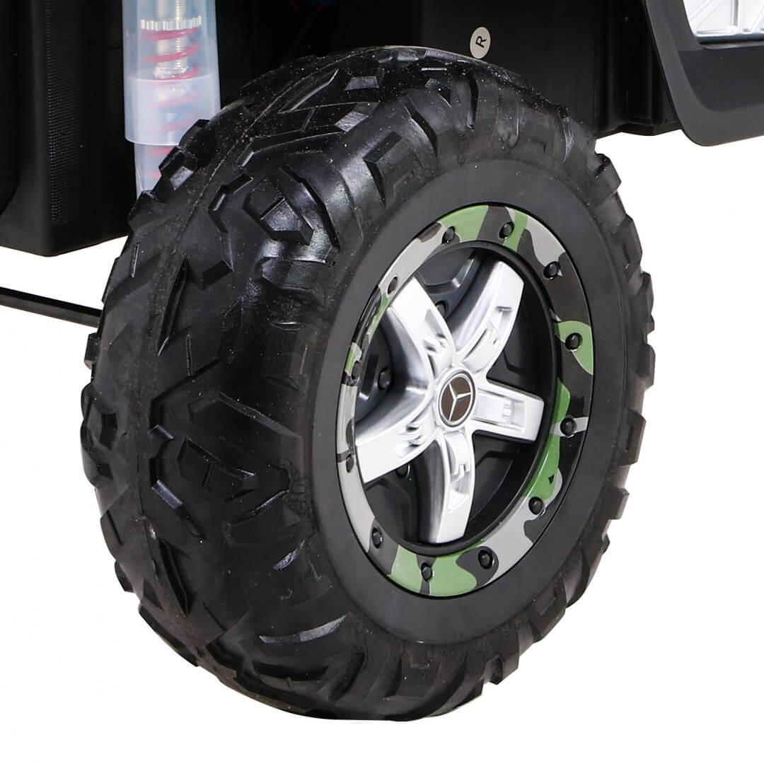 Masinuta electrica pentru copii Mercedes Benz UNIMOG XXL 4x4, Albastru metalizat - imagine 6