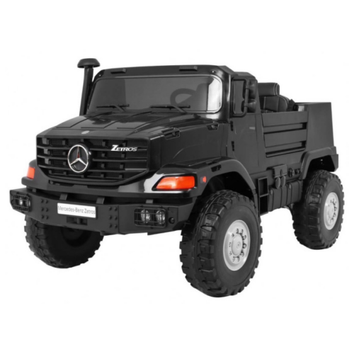 Masinuta electrica pentru copii cu 2 locuri SUV Mercedes Benz Zetros (0916) Negru