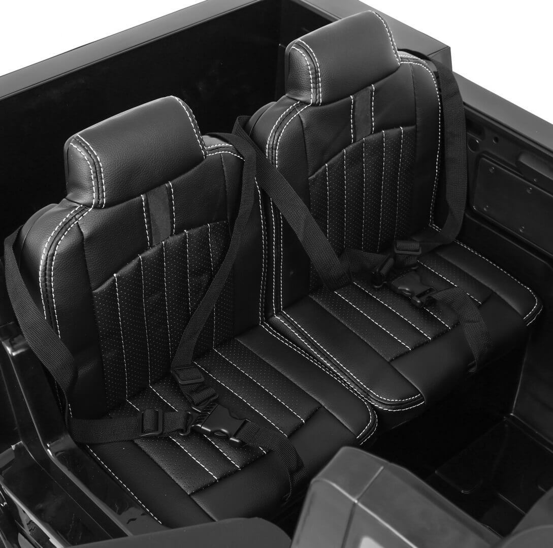Masinuta electrica pentru copii cu 2 locuri SUV Mercedes Benz Zetros (0916) Alb - imagine 7