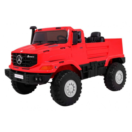 Masinuta electrica pentru copii cu 2 locuri SUV Mercedes Benz Zetros (0916) Rosu