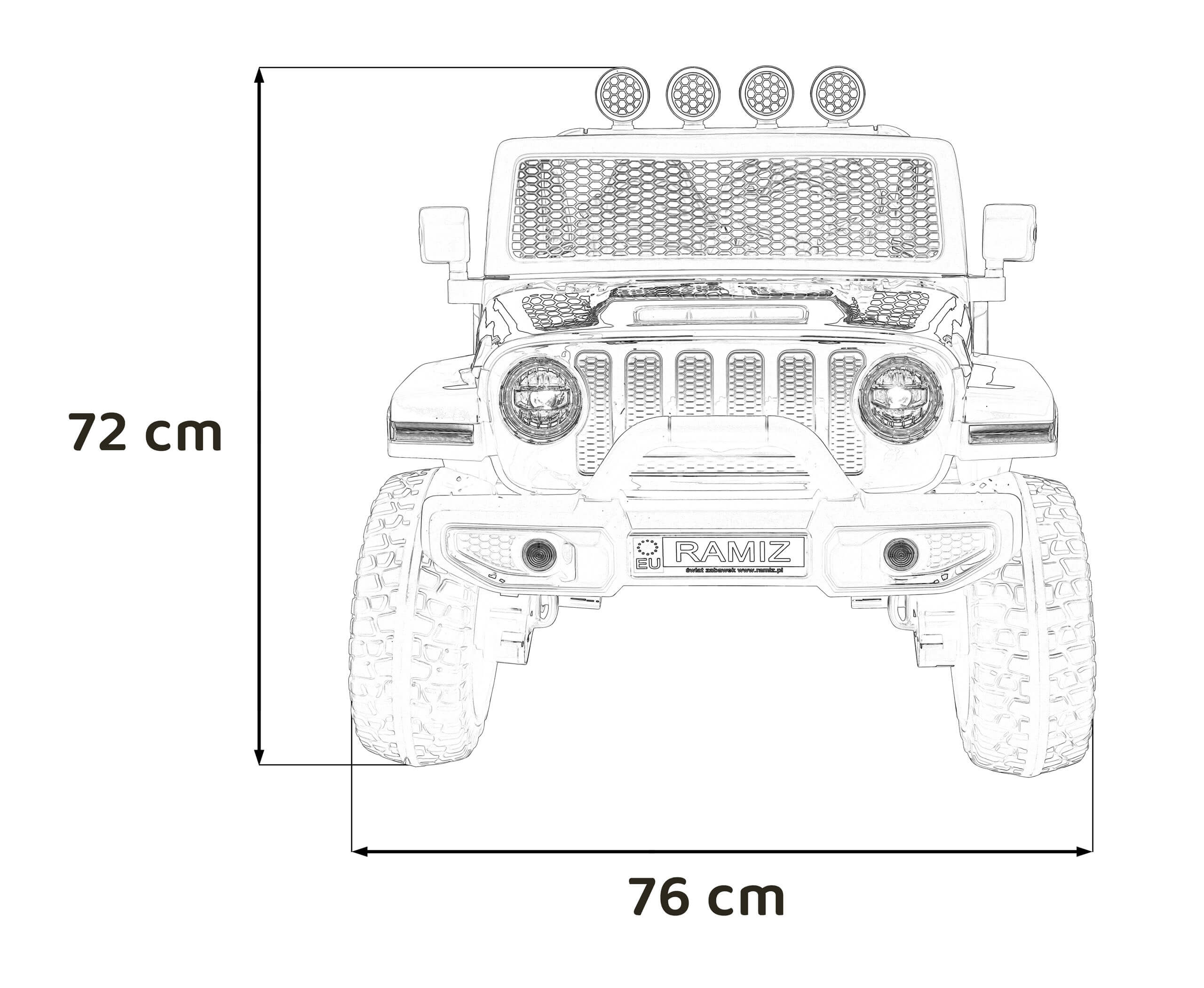 Masinuta electrica copii SUV OFFROAD 4x4 JL213 Roz 12V 14Ah, 2 locuri, telecomanda parentala, roti EVA - imagine 5