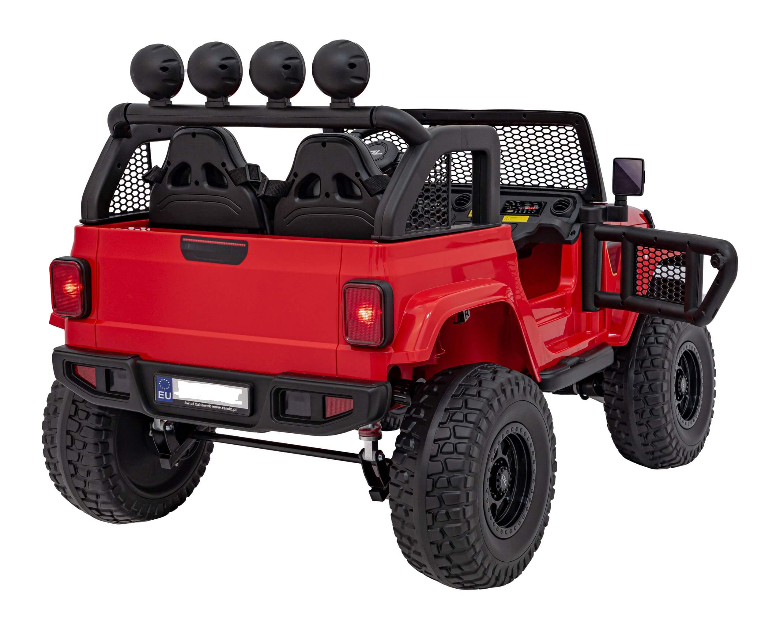 Masinuta electrica pentru copii SUV OFFROAD 4x4 (JL213) Rosu - imagine 6