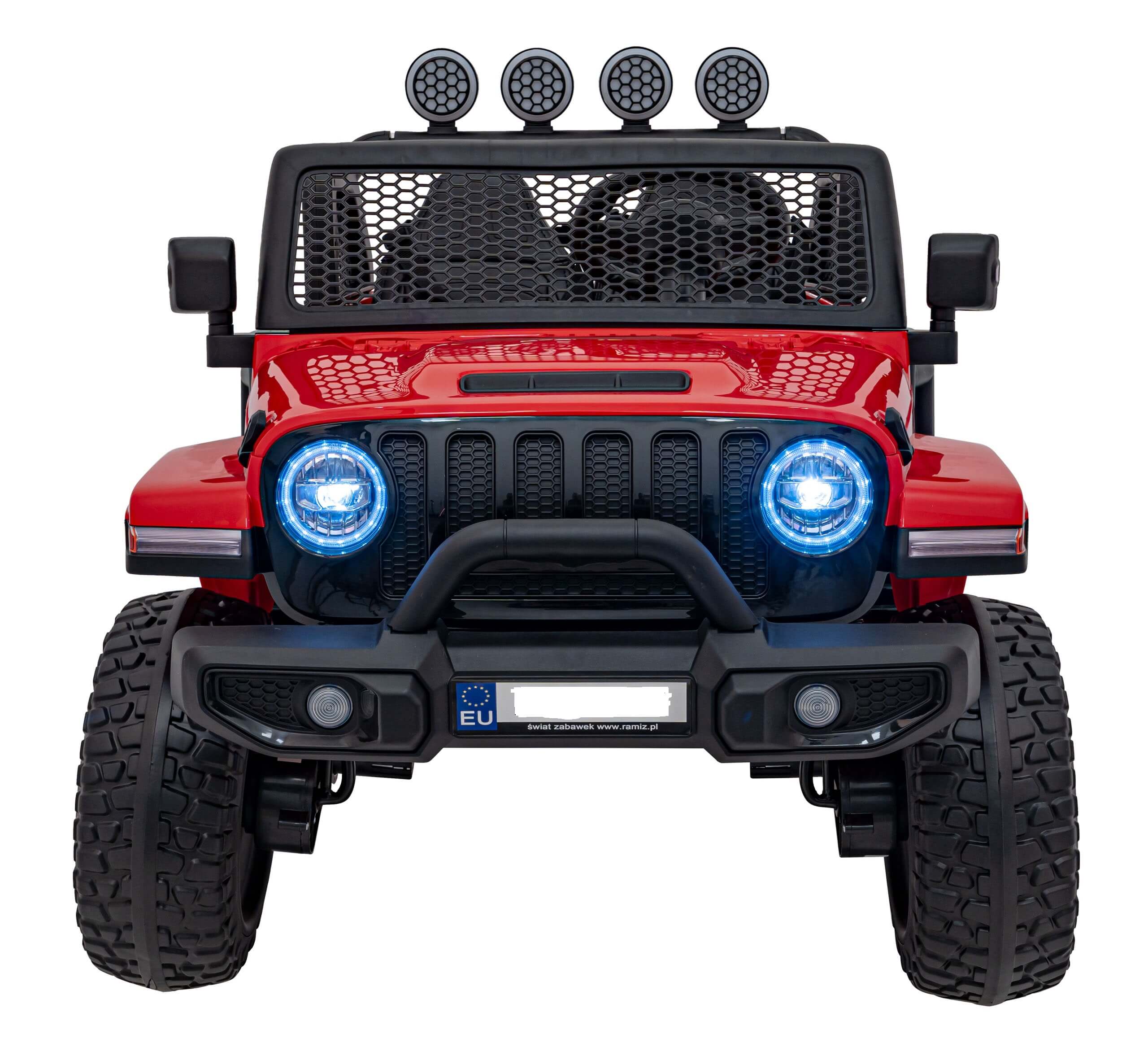 Masinuta electrica pentru copii SUV OFFROAD 4x4 (JL213) Rosu - imagine 2