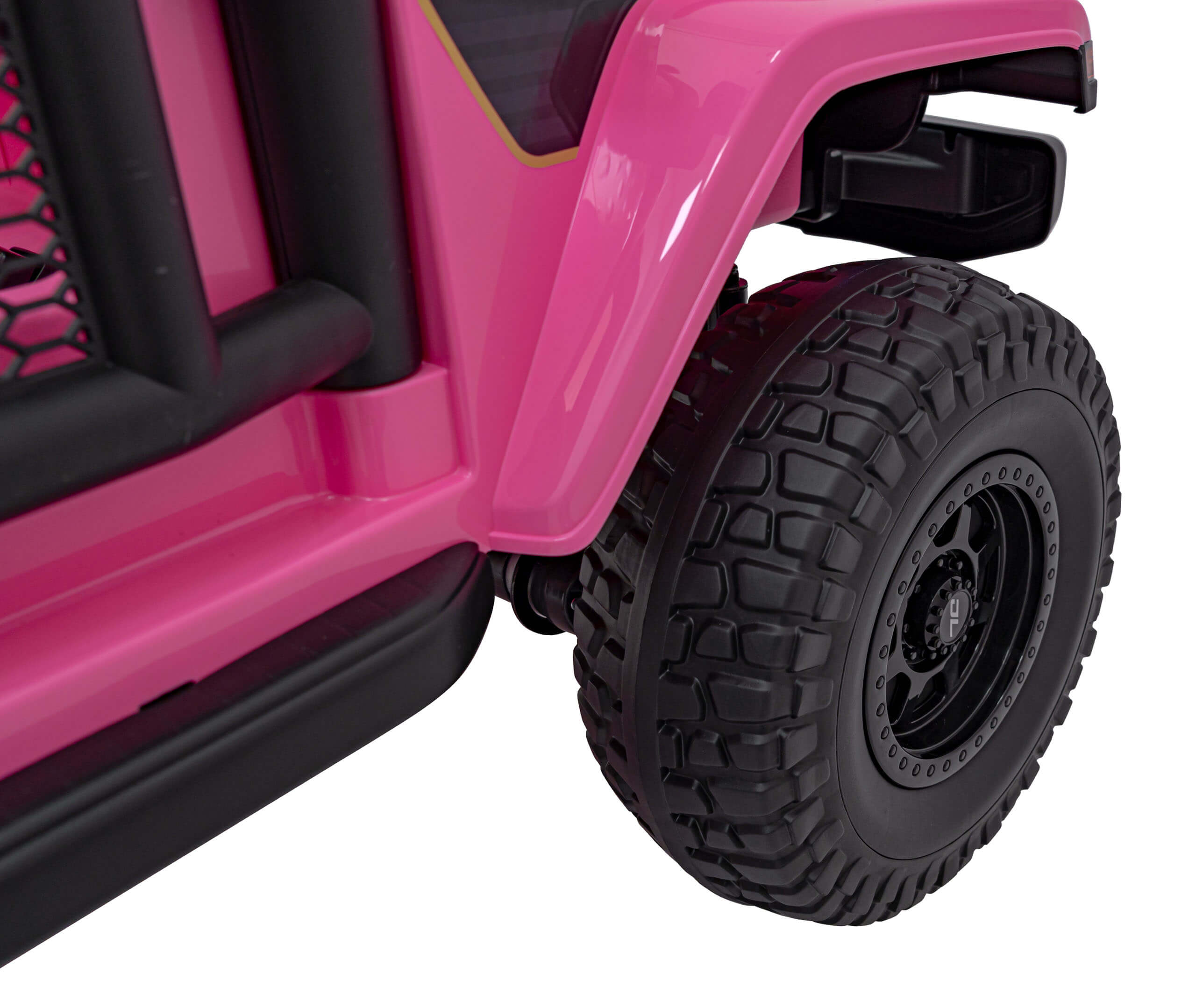 Masinuta electrica copii SUV OFFROAD 4x4 JL213 Roz 12V 14Ah, 2 locuri, telecomanda parentala, roti EVA - imagine 9