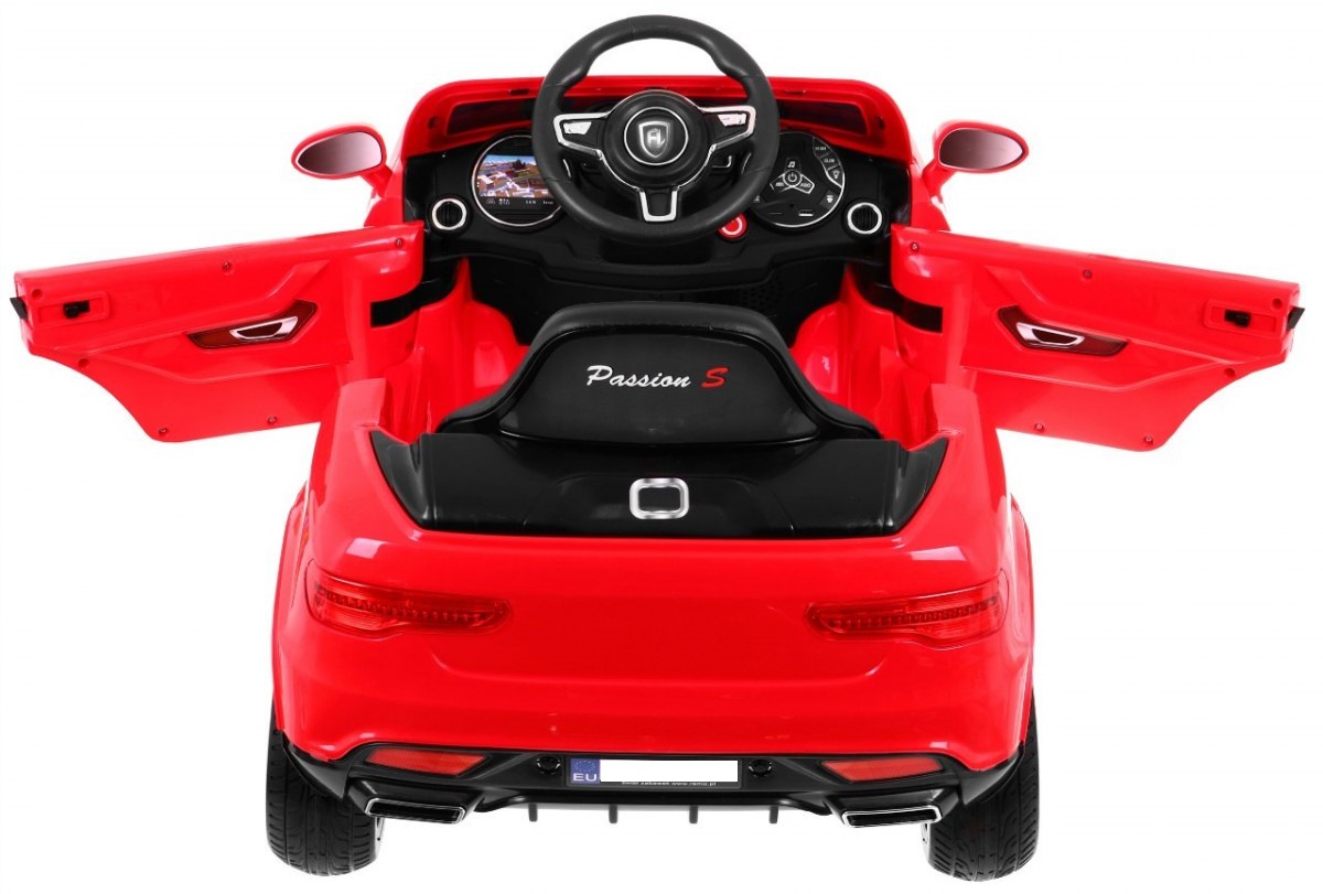 Masinuta electrica pentru copii PASSION-S (HL1558) Rosu - imagine 5