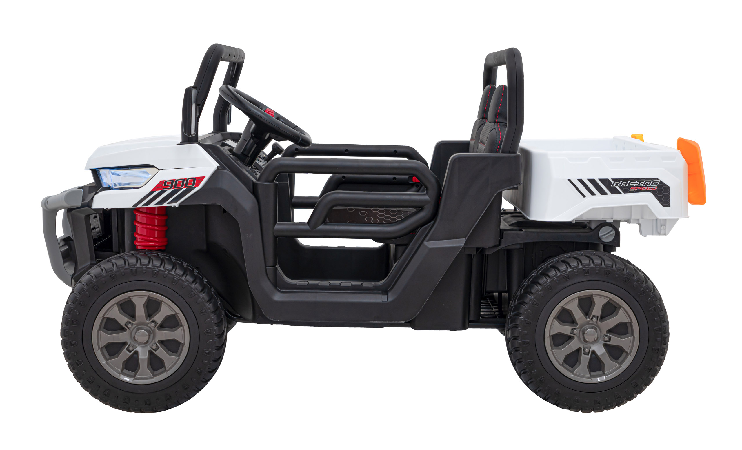 Masinuta eIectrica pentru copii PICK UP SPEED 900 4x4 (623) Alb - imagine 2
