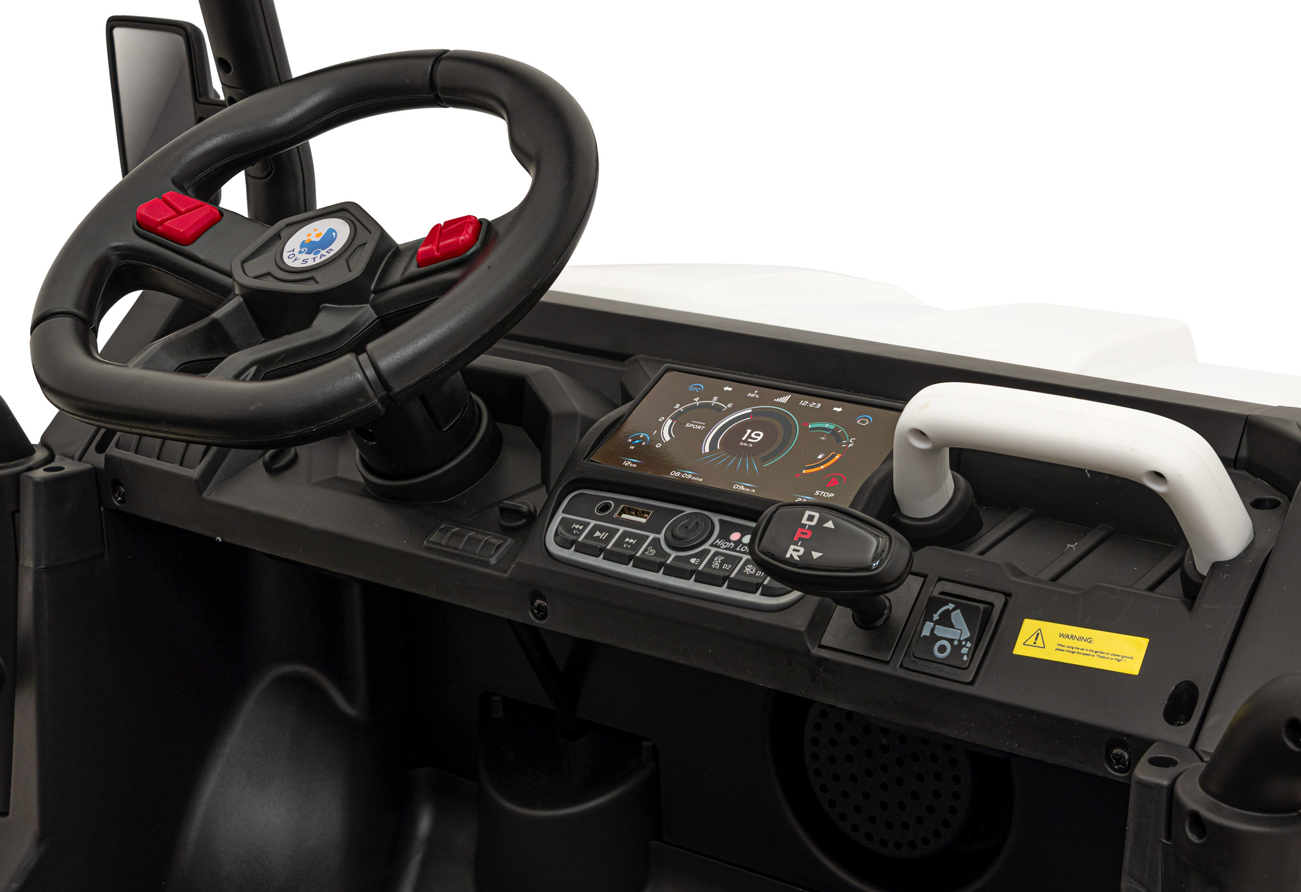 Masinuta eIectrica pentru copii PICK UP SPEED 900 4x4 (623) Alb - imagine 10