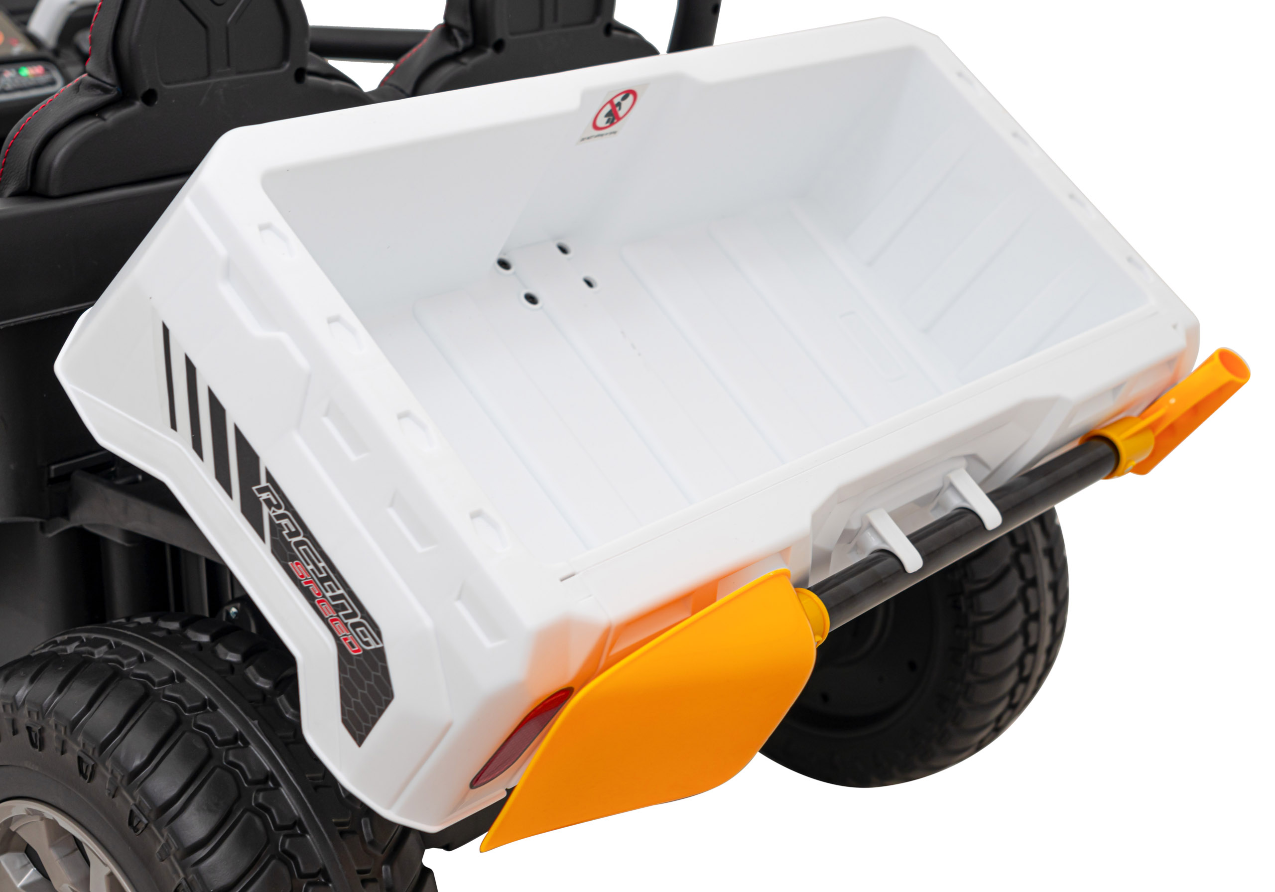Masinuta eIectrica pentru copii PICK UP SPEED 900 4x4 (623) Alb - imagine 8