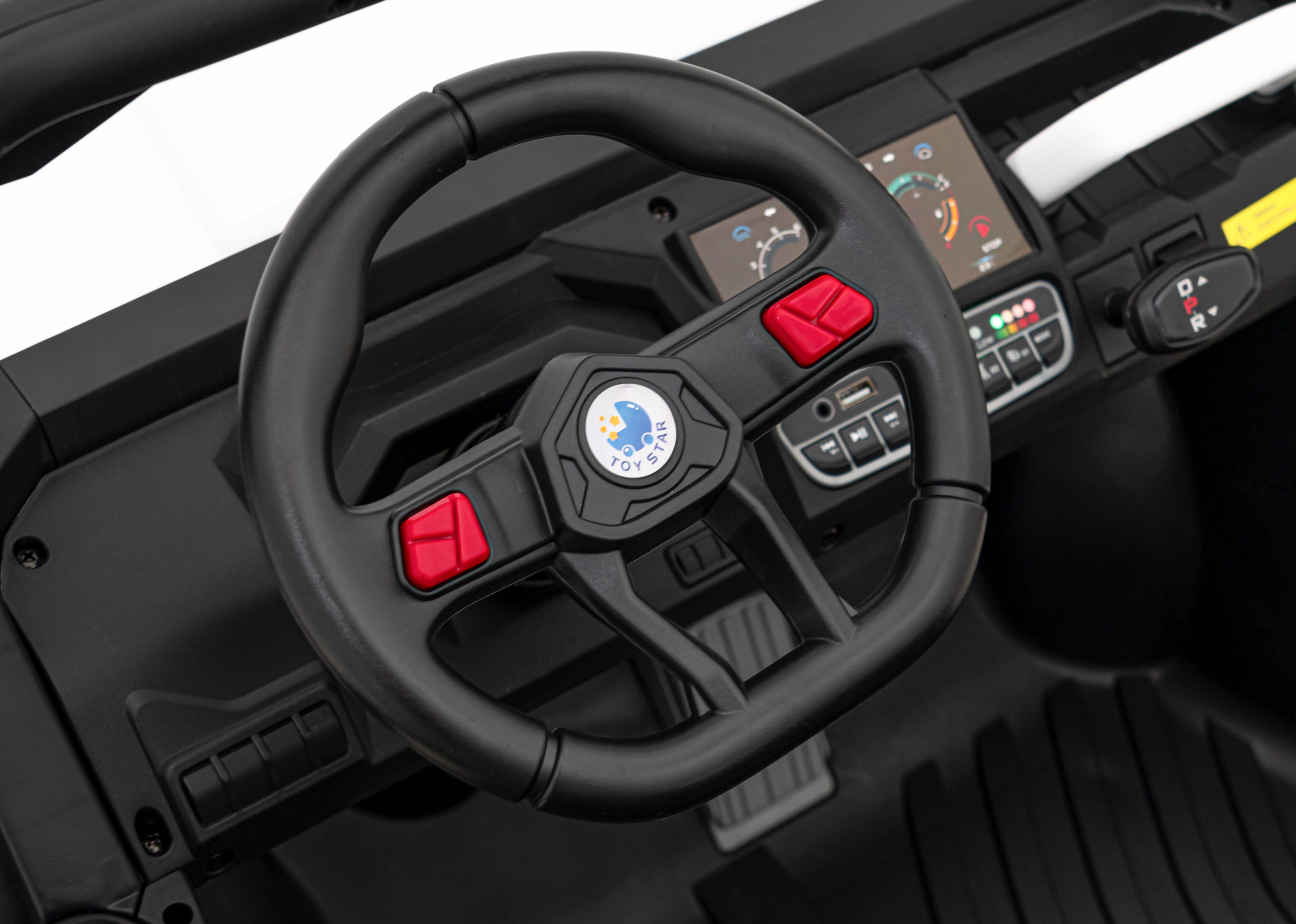 Masinuta eIectrica pentru copii PICK UP SPEED 900 4x4 (623) Alb - imagine 4