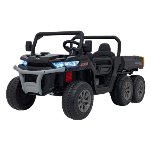 UTV eIectric pentru copii cu 2 locuri Farmer Truck XXL 900 12V 200W 4×4 (623B) Negru