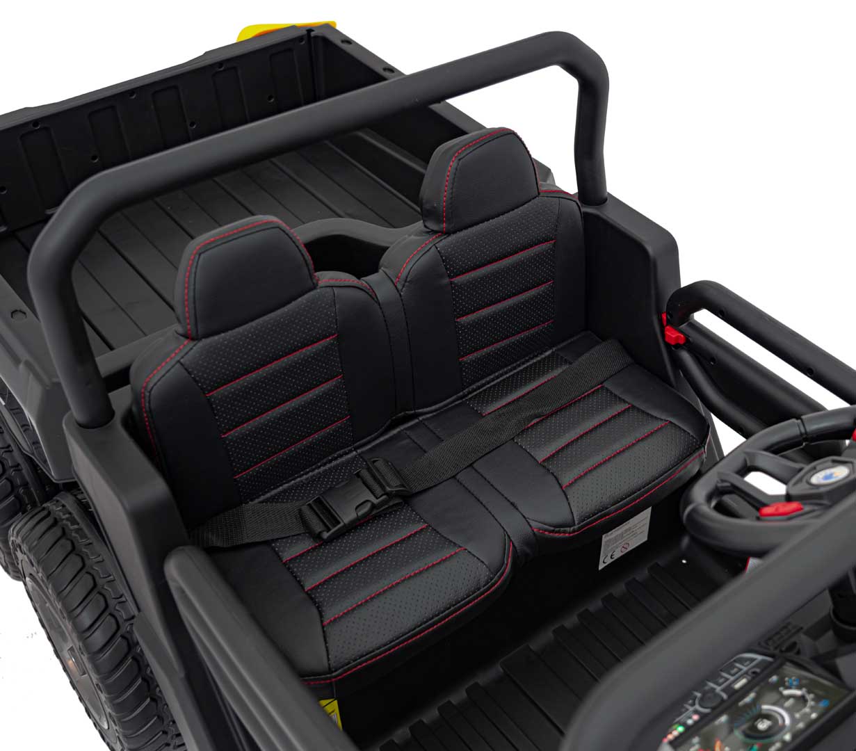 UTV eIectric pentru copii cu 2 locuri Farmer Truck XXL 900 12V 200W 4x4 (623B) Negru - imagine 6