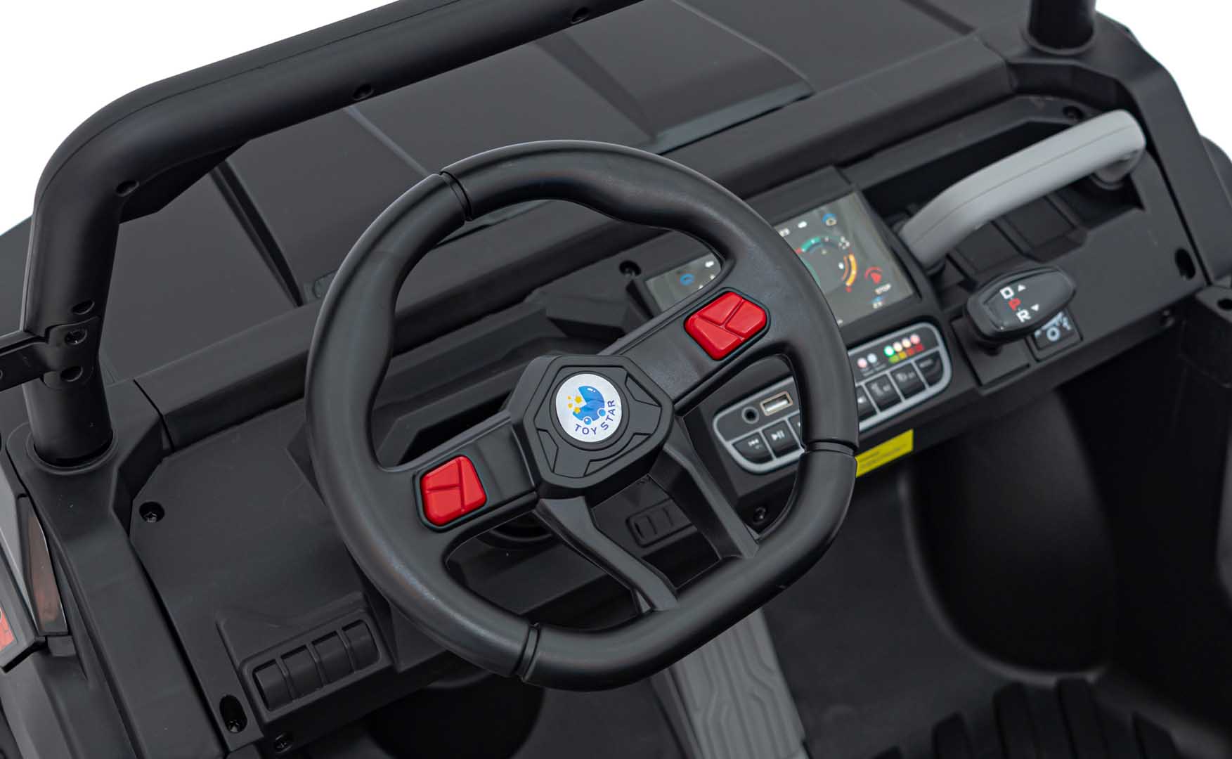 UTV eIectric pentru copii cu 2 locuri Farmer Truck XXL 900 12V 200W 4x4 (623B) Negru - imagine 8