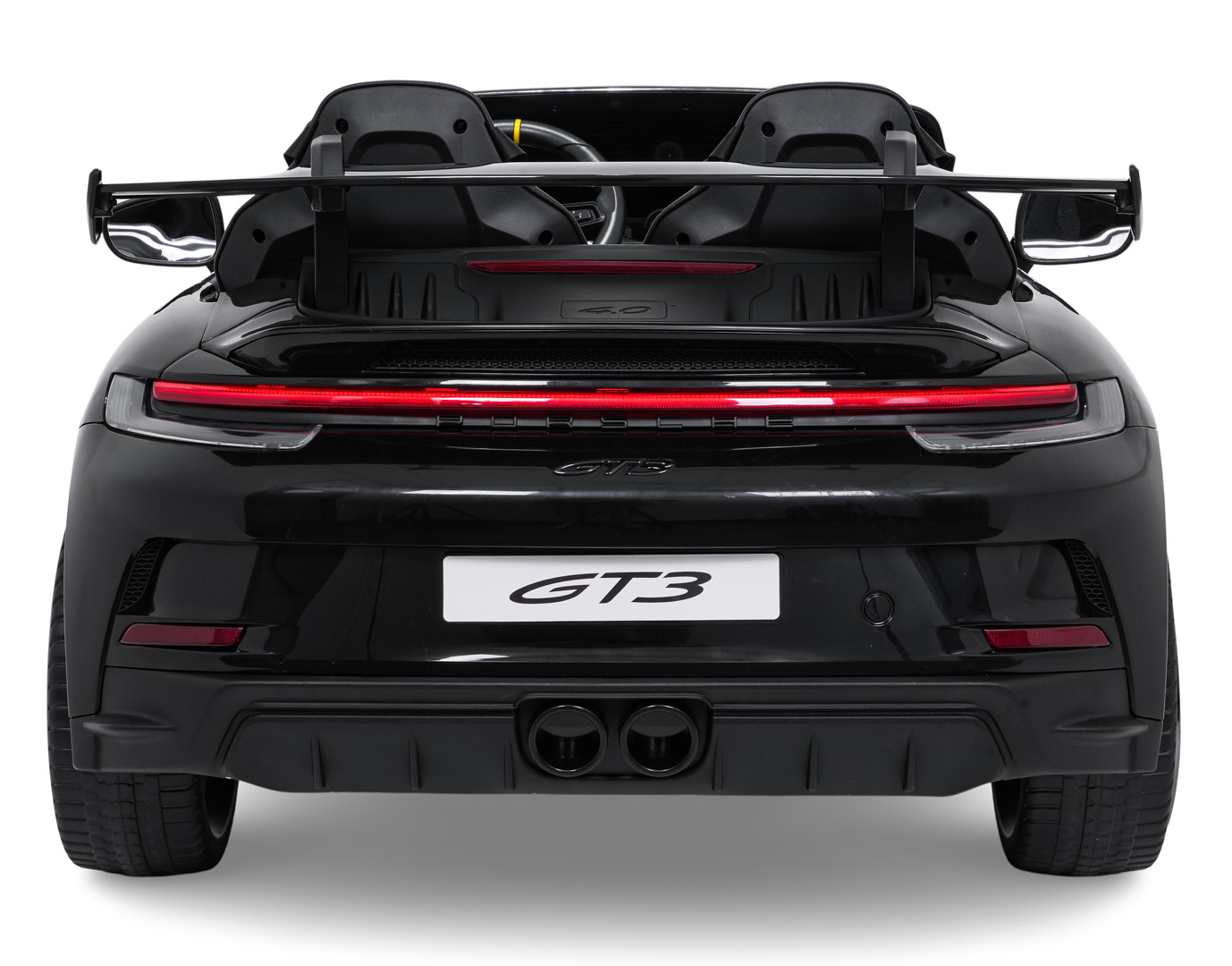 Masinuta electrica pentru copii cu 2 locuri PORSCHE 911 GT3 STRONG 24V (P911-mp4) Negru - imagine 4