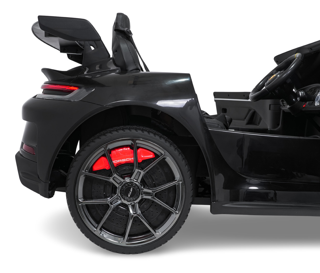 Masinuta electrica pentru copii cu 2 locuri PORSCHE 911 GT3 STRONG 24V (P911-mp4) Negru - imagine 6