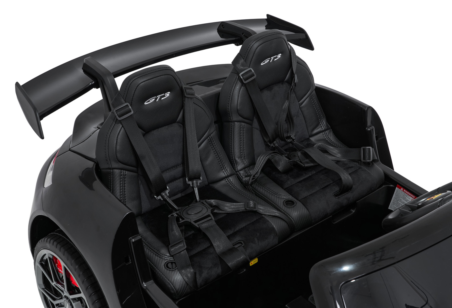 Masinuta electrica pentru copii cu 2 locuri PORSCHE 911 GT3 STRONG 24V (P911-mp4) Negru - imagine 7